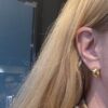 Susanne Friis Bjørner forgylte creoler 17,5mm