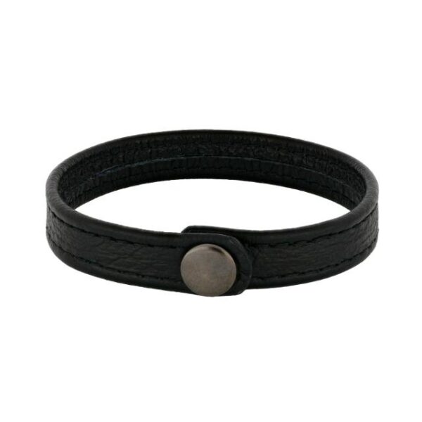 Son of Noa "Son" armbånd black calf leather med knapp