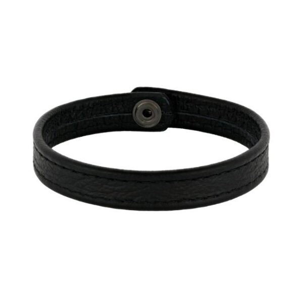 Son of Noa "Son" armbånd black calf leather med knapp