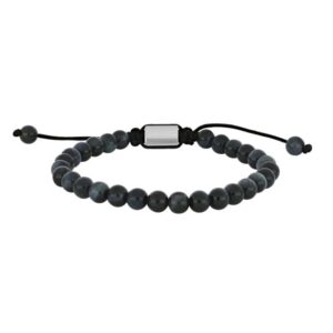 Son of Noa "Son Indian agate" armbånd med stål lås