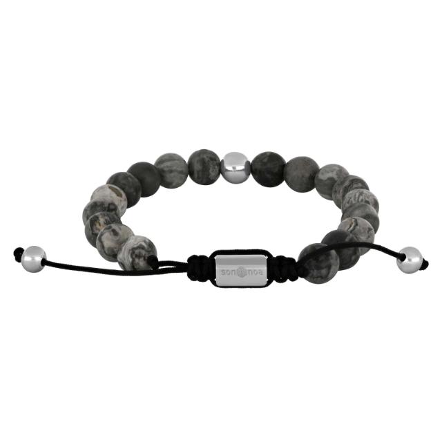 Son of Noa "Son map stone" armbånd med stål lås