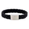 Son of Noa "Son" armbånd black calf leather, flettet