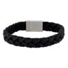 Son of Noa "Son" armbånd black calf leather, flettet