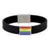 Armbånd Pride fra Son of Noa. Sort skinn.
