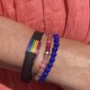 Armbånd Pride fra Son of Noa. Sort skinn.
