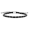 Son of Noa "Son black onyx" armbånd med stål lås