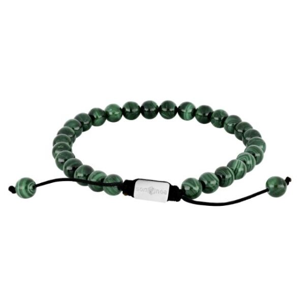 Son of Noa "Son malakitt" armbånd med stål lås