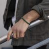 Son of Noa "Son malakitt" armbånd med stål lås