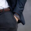 Son of Noa "Son matt Lapis" armbånd med stål lås