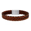 Son of Noa "Son" armbånd brown calf leather, flettet