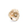 Catwalk Exclusive Stardust Flower Pearl ring i forgylt sølv