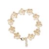Stardust Flowerarmbånd i forgylt sølv