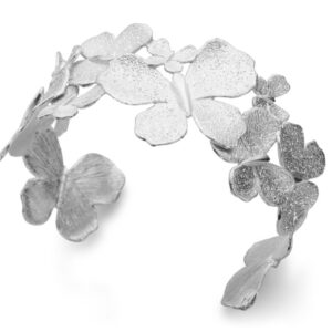 Stardust Butterfly armring i rhodinert sølv