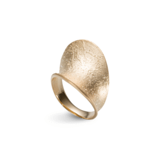 Stardust Magic Swirl ring i forgylt sølv