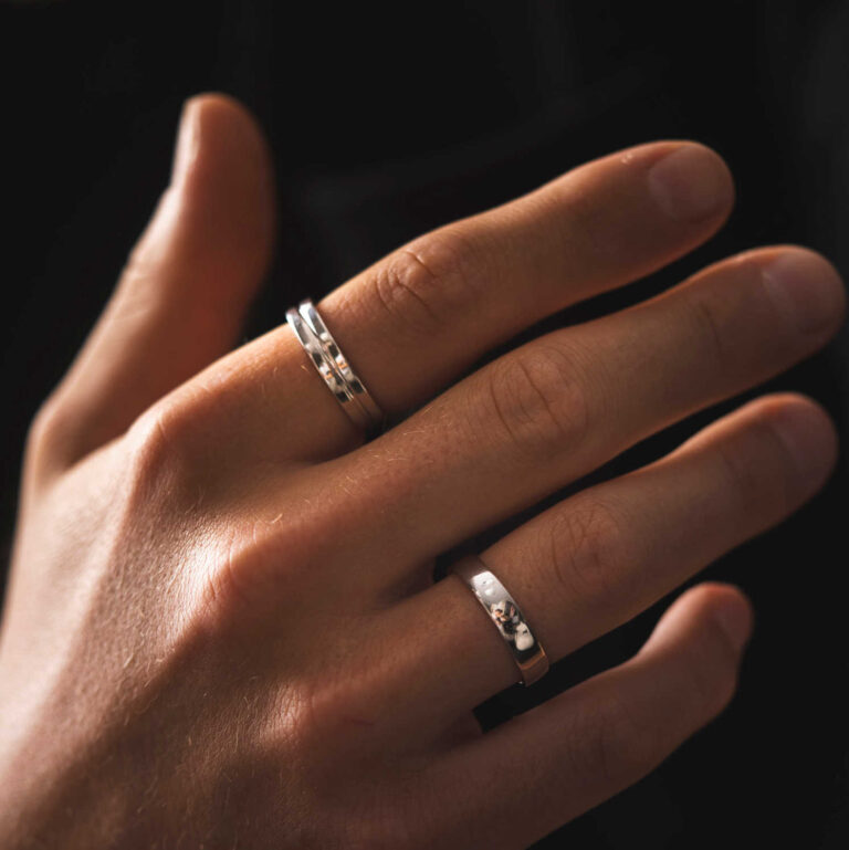Ring "Pine"i sølv