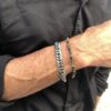Panser armbånd 21 cm i stål 12 mm