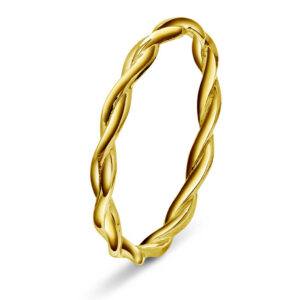 Pan "Friendship" ring i forgylt sølv