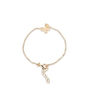 Catwalk Exclusive "Stardust Butterfly" armbånd med en liten sommerfugl i forgylt sølv