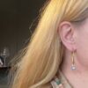 Susanne Friis Bjørner stor ørering i forgylt sølv