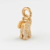 A1384-402-1-1 OLE LYNGGAARD COPENHAGEN Elefant charms i gult gull paveert med diamanter