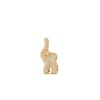 A1384-402-1 OLE LYNGGAARD COPENHAGEN Elefant charms i gult gull paveert med diamanter