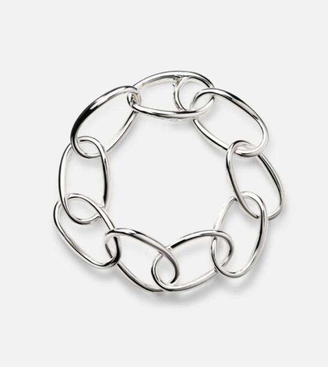OLE LYNGGAARD COPENHAGEN Love armbånd i blankt sølv