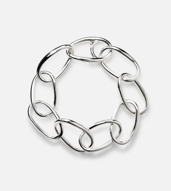 OLE LYNGGAARD COPENHAGEN Love armbånd i blankt sølv