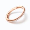 OLE LYNGGAARD COPENHAGEN  Love Bands rett ring i rosé gull