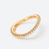 OLE LYNGGAARD COPENHAGEN  Love Bands curved ring i gult gull