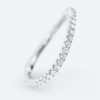 OLE LYNGGAARD COPENHAGEN Love Bands curved ring i hvitt gull