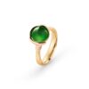 OLE LYNGGAARD COPENHAGEN Lotus ring 1 med serpentin i gult gull