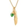 OLE LYNGGAARD COPENHAGEN Lotus Spire i gult gull med serpentin