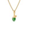OLE LYNGGAARD COPENHAGEN Lotus Spire i gult gull med serpentin