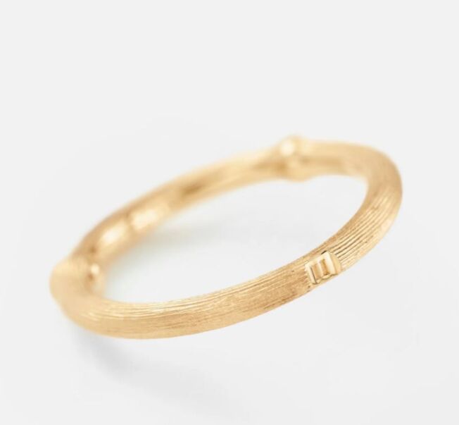 OLE LYNGGAARD COPENHAGEN Nature ring II i rosé gull