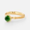 OLE LYNGGAARD COPENHAGEN Lotus Tiny i gult gull med serpentin