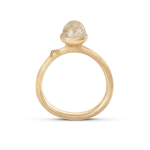 OLE LYNGGAARD COPENHAGEN Lotus Tiny ring med rutilkvarts