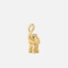 Liten elefant A2833- fra Ole Lynggaard. Laget i gult gull med diamant. Einersen Gull i Arendal. Gullsmed Arendal