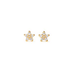 OLE LYNGGAARD COPENHAGEN Shooting Stars studs mini i gult gull
