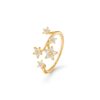 OLE LYNGGAARD COPENHAGEN Shooting stars ring med 5 stjerner med diamanter