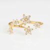 OLE LYNGGAARD COPENHAGEN Shooting stars ring med 5 stjerner med diamanter