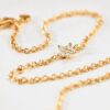 OLE LYNGGAARD COPENHAGEN Shooting Stars gult gull armbånd med en diamant-stjerne