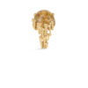 OLE LYNGGAARD COPENHAGEN BoHo ring large i gult gull med rutilkvarts