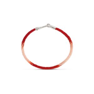 OLE LYNGGAARD COPENHAGEN Life armbånd Red Emotions med sølv lås