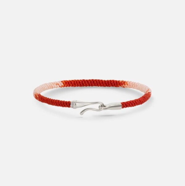 OLE LYNGGAARD COPENHAGEN Life armbånd Red Emotions med sølv lås