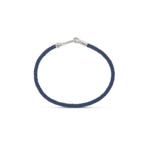 OLE LYNGGAARD COPENHAGEN Life armbånd Midnight blue med sølv lås