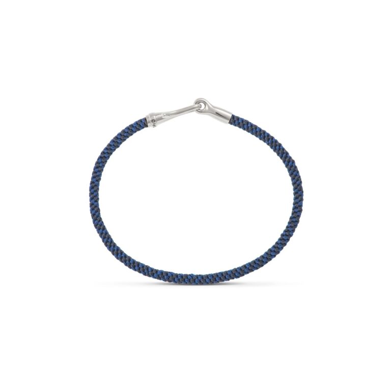 OLE LYNGGAARD COPENHAGEN Life armbånd Midnight blue med sølv lås