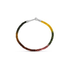 OLE LYNGGAARD COPENHAGEN Life armbånd Plum med sølv lås