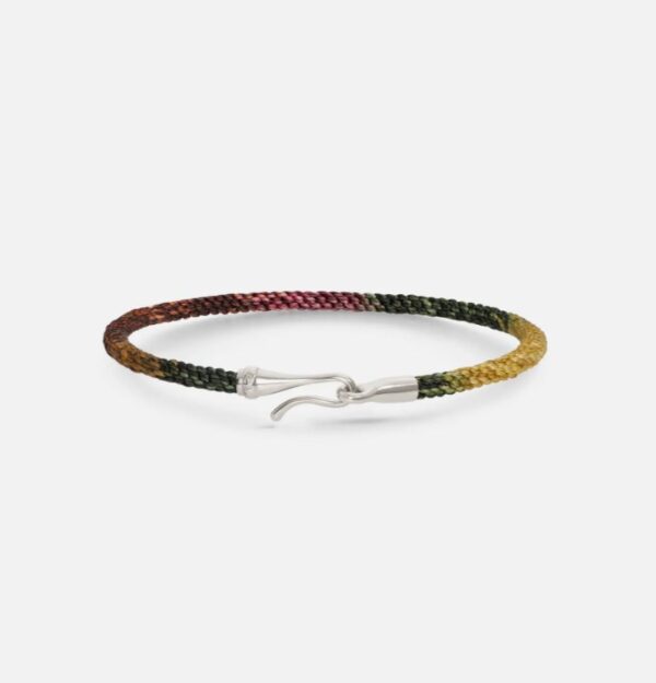 OLE LYNGGAARD COPENHAGEN Life armbånd Plum med sølv lås