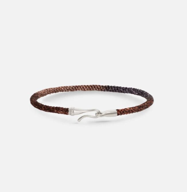 OLE LYNGGAARD COPENHAGEN Life armbånd Velvet med sølv lås