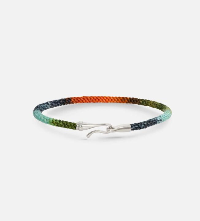 OLE LYNGGAARD COPENHAGEN  Life armbånd Tropic med sølv lås